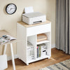 SoBuy ASK10-WN Kantoorlade op wielen, rollende printerstandaard, bureau-organizer