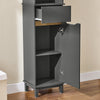 SoBuy BZR112-DG Badkamerkast, Hoge kast, Opbergplank, Opbergkast