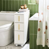 SoBuy BZR183-W Toiletkast WC Toiletrolhouder Badkamermeubel