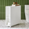 SoBuy BZR183-W Toiletkast WC Toiletrolhouder Badkamermeubel