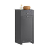 SoBuy BZR21-DG Badkamerkast Opbergkist met Wasmand Laundry Hamper - Grijs (Breedte 40cm)