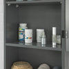 SoBuy BZR25-DG Medicijnkast -Badkamer - Verstelbare plank - Donkergrijs