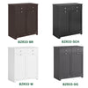 SoBuy BZR33-BR Badkamerkast Opbergkist met 2 Lades en 2 Wasmanden Waskast Laundry Hamper