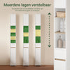 Pre-order SoBuy BZR34-WN Hoge Badkamerkast met Verstelbare Planken, Smalle Opbergkast, Vrijstaand Slank Badkamermeubel, Waterbestendig MDF, voor Badkamer, Woonkamer, Slaapkamer, Wit en Houtkleur, 20x20x180cm