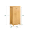 SoBuy BZR96-SN Waskast met waszak, onderkast voor badkamer, commode voor badkamer, waskist, kledinghouder met 1 wasmand