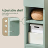 SoBuy FBT111-GR Smal Nachtkastje 20 cm – Met Lade en Open Plank, Voor Kleine Slaapkamer, Grijs
