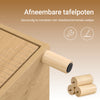 SoBuy FBT166-N Nachtkastje met 2 laden, bijzettafel voor slaapkamer of woonkamer, naturel, 40 x 42 x 47 cm (b x d x h)