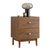 Pre-order SoBuy FBT170-N Vintage Nachtkastje met 2 Lades, Houten Bijzettafel met Rubberhouten Poten, Retro Nachtkast voor Slaapkamer, Woonkamer of Studie, Bruin, B45 × D40 × H58 cm