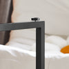 Pre-order SoBuy FBT42-N Set van 2 Nesttafels – Salontafels / Bijzettafels, Stapelbaar, Industrieel Design, Houtlook met Zwart Metalen Frame