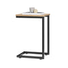 SoBuy FBT44-N Bijzettafel | metaal | Salontafel | Laptop tafel | MDF/ zwart