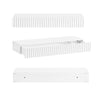 SoBuy FHK38-W zwevende wandplank met lade & LED-bewegingssensor, wandplank voor slaapkamer, hal & woonkamer, batterijgevoed, B60 × D20 × H8 cm, wit