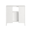 SoBuy FRG128-II-W Wastafelonderkast Badkamerkast Badkamermeubel - Wit