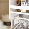 SoBuy FRG150-W Hangrek voor Koelkast Deurrek Keukenrek Kruidenrekken Rek - Wit