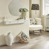 SoBuy FRG43-L-W Wandrek met 3 Laden - Moderne Zwevende Plank voor Hal, Woonkamer, Keuken & Slaapkamer - Wit 94x15x10cm