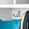 SoBuy FRG48-W Wandgarderobe Wandhaken Hangrek Badkamerkast met 4 Haken