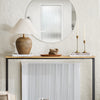 SoBuy FSB19-L-E Consoletafel, bijzettafel, bankpunt, haltafel, frame en 4 poten van ijzer, L 120 cm x D 20 cm x H 80 cm