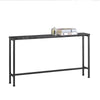 Pre-order SoBuy FSB19-SCH Console Halmeubel – Zwart Marmer Effect Blad & Metalen Poten – Industriële Moderne Stijl voor Woonkamer, Kantoor, Slaapkamer – 120x20x65cm
