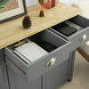 SoBuy FSB25-HG Dressoir Dressoir Opbergkast Console Tafel Opbergkast voor Entree Slaapkamer Woonkamer
