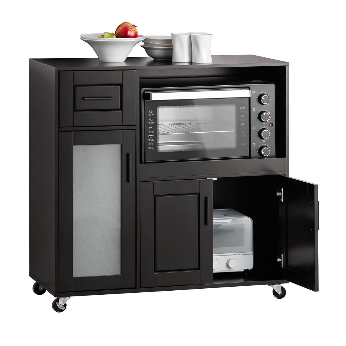 SoBuy FKW37-W Trolley op wieltjes Keuken Roestvrij Staal Serveerwagen Keukentrolley Keukenrek SoBuy FKW37-W Trolley op wieltjes Keuken Roestvrij Staal Serveerwagen Keukentrolley Keukenrek