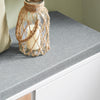 SoBuy FSR167-WN Schoenenbank, opbergbank met gevoerd kussen, onderkast met 1 deur en 2 laden, 80 x 30 x 51 cm