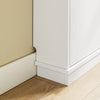 SoBuy FSR215-W Schoenenkast smal 18 cm, schoenenrek maat EU 47, schoenenkast voor ingangen, gangen en kleine woningen, perfect voor studio's en moderne huizen, 76 x 18 x 113 cm