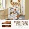 SoBuy FSR216-W Schoenenkast smal 18 cm, schoenenrek maat EU 47, schoenenkast voor ingangen, gangen en kleine woningen, perfect voor studio's en moderne huizen, 105 × 18 × 78 cm
