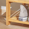 SoBuy FSR49-N Schoenenkast 2 Legplanken Bamboe