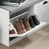 Pre-order SoBuy FSR62-W Schoenenbank Schoenenrek Zitcommode Zitbank Zitkist Kipper