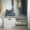 Pre-order SoBuy FSR62-W Schoenenbank Schoenenrek Zitcommode Zitbank Zitkist Kipper