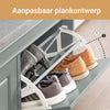 SoBuy FSR64-HG Schoenenkast Schoenenbank Halmeubel – 2 Kleppen met Afneembaar Kussen, Opbergbank Smalle Gangplank Gelakt Hout, L104xD24xH51cm, Grijs