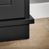 SoBuy FSR99-SCH Schoenenkast met 2 Kleppen, Ultra-Smal 18cm voor Hal en Appartement, 6-8 Paar – Zwart, 76x18x78cm