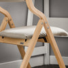Pre-order SoBuy FST40-HG Comfortabele Opvouwbare Stoelen, Houten Vergaderstoel met Gevoerde Zitting, Draagbare Vouwstoel voor Keuken, Kantoor, Woonkamer, Lichtgewicht, Ruimtebesparend, Lichtgrijs
