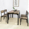 SoBuy FST72-Nx4 Set van 4 eetkamerkrukken, keuken, restaurant, hoogte 44 cm