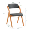 SoBuy FST92-SGx2 Opvouwbare Eetkamerstoelen – Set van 2 | Ergonomisch, Bekleed & Ruimtebesparend | Donkergrijs