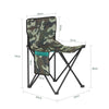 SoBuy FST96-TN Visstoel met transporttas, klapstoel, campingstoel, visstoel, outdoor, karperstoel, camouflage, 45 x 43 x 74 cm