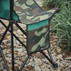SoBuy FST96-TN Visstoel met transporttas, klapstoel, campingstoel, visstoel, outdoor, karperstoel, camouflage, 45 x 43 x 74 cm