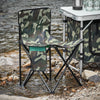 SoBuy FST96-TN Visstoel met transporttas, klapstoel, campingstoel, visstoel, outdoor, karperstoel, camouflage, 45 x 43 x 74 cm
