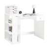 Pre-order SoBuy FWT35-W Bureau Werktafel Computertafel - drie legplanken - Lade - Wit