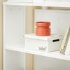 Pre-order SoBuy FWT35-W Bureau Werktafel Computertafel - drie legplanken - Lade - Wit