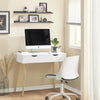 SoBuy FWT40-WN Bureau Bureautafel Computertafel Kantoortafel kinderbureau met 2 Lades