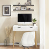 SoBuy FWT40-WN Bureau Bureautafel Computertafel Kantoortafel kinderbureau met 2 Lades