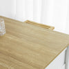 Pre-order SoBuy FWT64-WN Bar Tafel Keukentafel Bartafel Bistrotafel Kookeiland met 1 Lade en 3 Planken