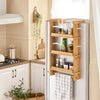 Pre-order SoBuy KCR03-N Keukenplank Bamboe Kruidenrek met 3 planken Hangplank voor koelkast