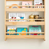 SoBuy KMB08-K-N Boekenkast voor kinderen, 4 niveaus, meubels, speelgoed, boekenkast, opbergkast, plank, slaapkamer, natuur, 60 x 12 x 80 cm