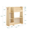 SoBuy KMB101-N Kinderopbergmeubel, Boekenkast en Speelgoed Organizer, Ideaal voor Kinderkamer, Speelkamer, Woonkamer, 91x30x100 cm