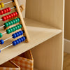 SoBuy KMB101-N Kinderopbergmeubel, Boekenkast en Speelgoed Organizer, Ideaal voor Kinderkamer, Speelkamer, Woonkamer, 91x30x100 cm