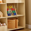 SoBuy KMB101-N Kinderopbergmeubel, Boekenkast en Speelgoed Organizer, Ideaal voor Kinderkamer, Speelkamer, Woonkamer, 91x30x100 cm