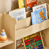 SoBuy KMB101-N Kinderopbergmeubel, Boekenkast en Speelgoed Organizer, Ideaal voor Kinderkamer, Speelkamer, Woonkamer, 91x30x100 cm