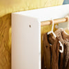 SoBuy KMB109-W Kledingrek voor kinderen, kledingkast voor kinderen, kledingrek voor kinderen, kledingrek