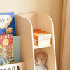 SoBuy KMB114-GR Kinderboekenkast, Opbergplank voor Kinderen, Boekenplank voor Kinderkamer, Opbergmeubel voor Kinderen met 3 Planken en 3 Vakken